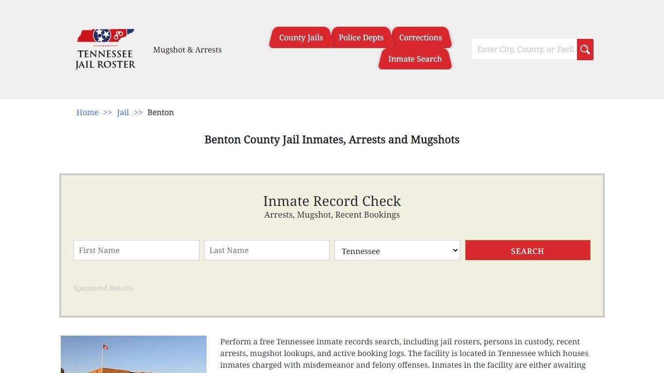 Benton County Jail Inmates, Arrests and Mugshots